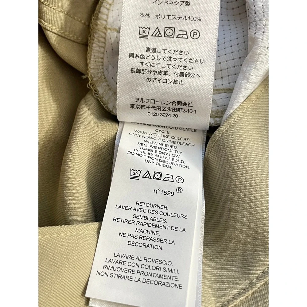 RLX Ralph Lauren Mens Active‎ Fit Golf Pants Khaki Tan 36x32 (Act 38x32)